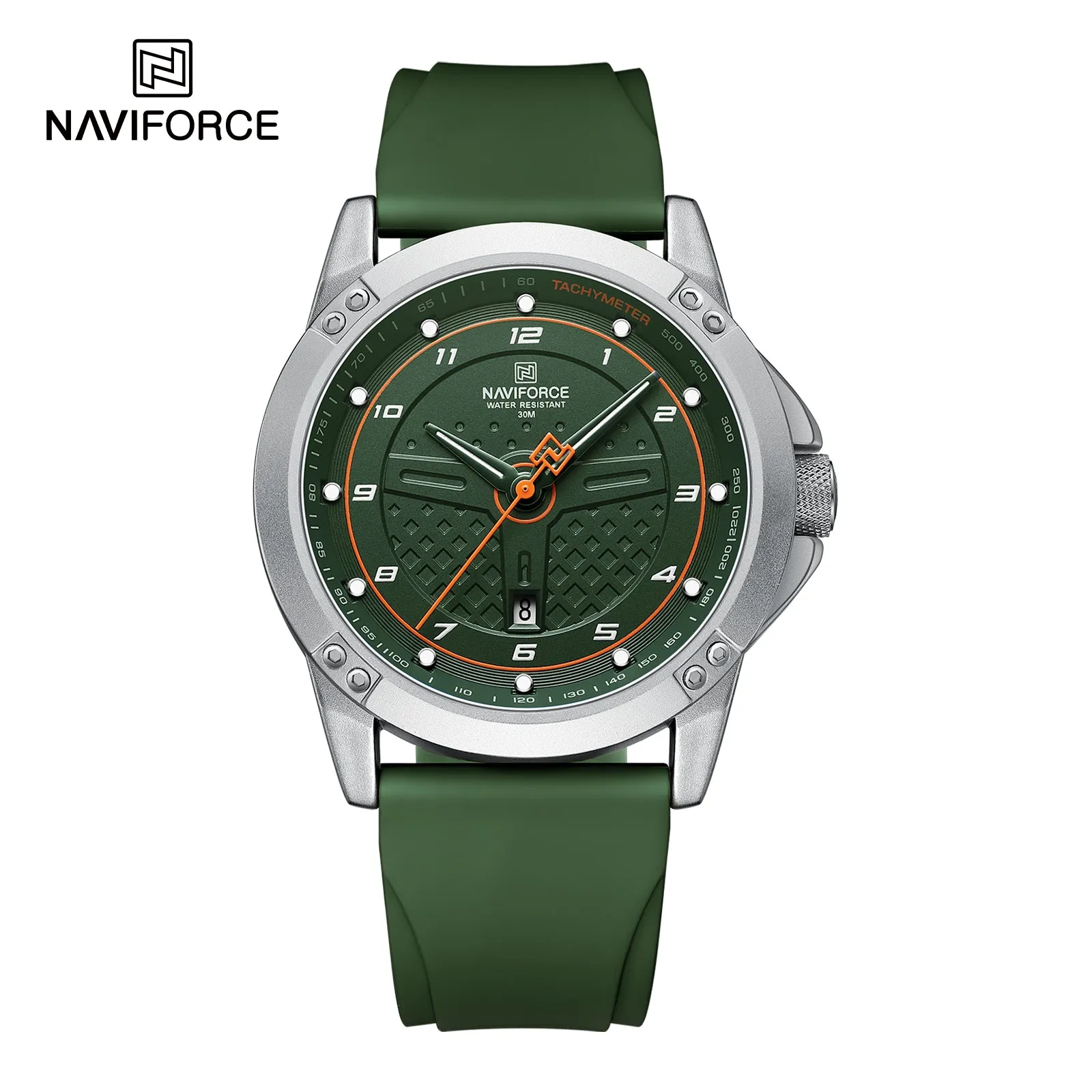 NAVIFORCE 8031 Luxury customized watch for men Quartz Wristwatches Fumed Silica Leather casual Reloj Hombre