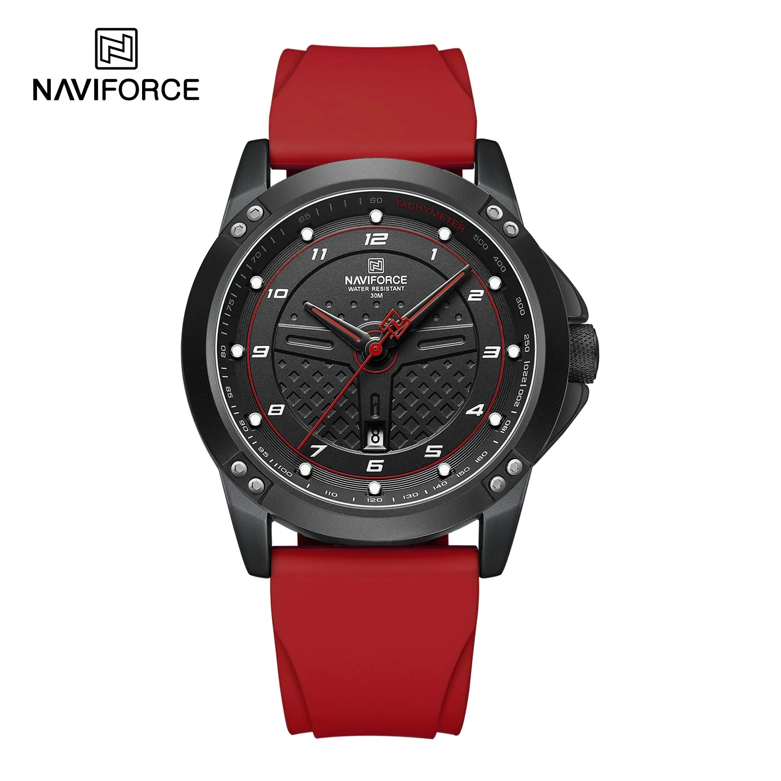 NAVIFORCE 8031 Luxury customized watch for men Quartz Wristwatches Fumed Silica Leather casual Reloj Hombre