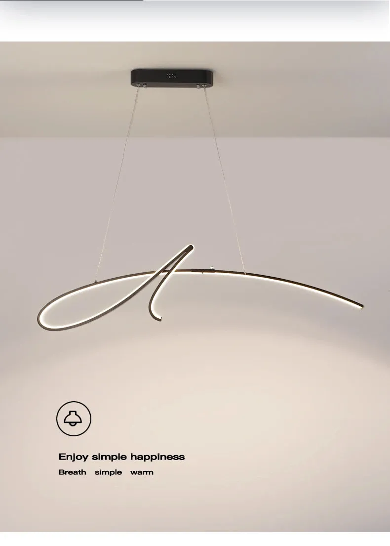 NEO Chasar Gold / Black painted Modern LED pendant lights for Dining / Kitchen