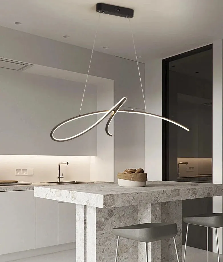 NEO Chasar Gold / Black painted Modern LED pendant lights for Dining / Kitchen