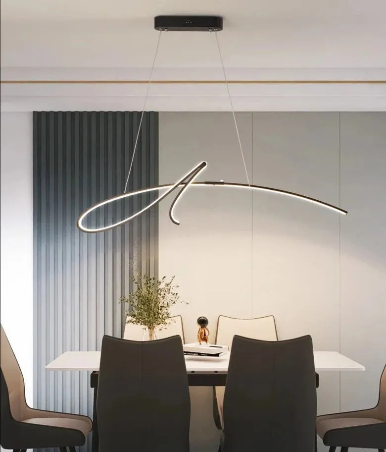 NEO Chasar Gold / Black painted Modern LED pendant lights for Dining / Kitchen