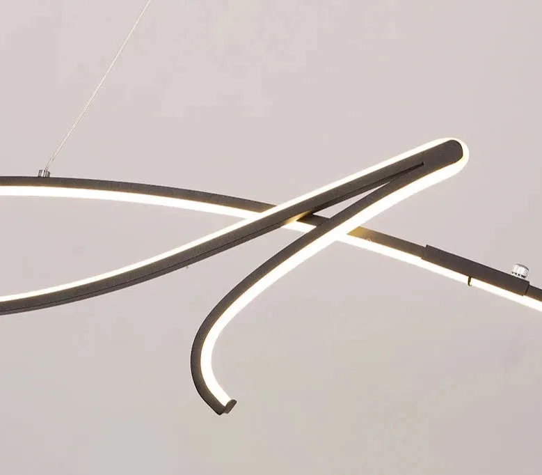 NEO Chasar Gold / Black painted Modern LED pendant lights for Dining / Kitchen
