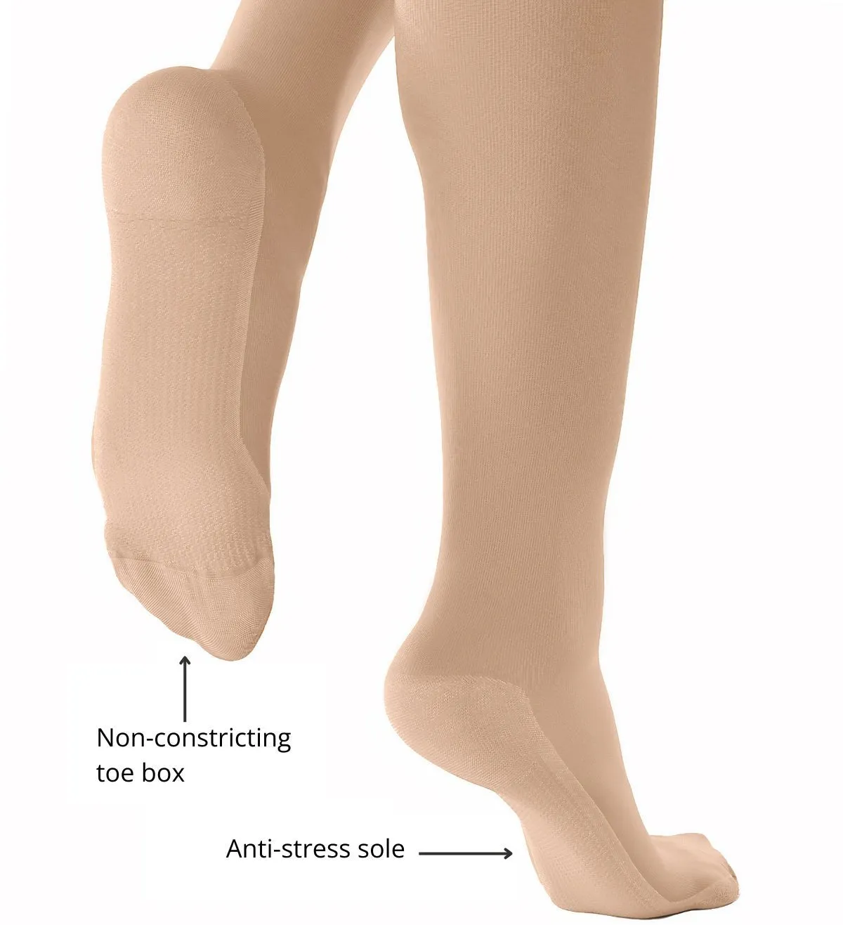 OPEN BOX: Classic Compression Closed Toe Pantyhose