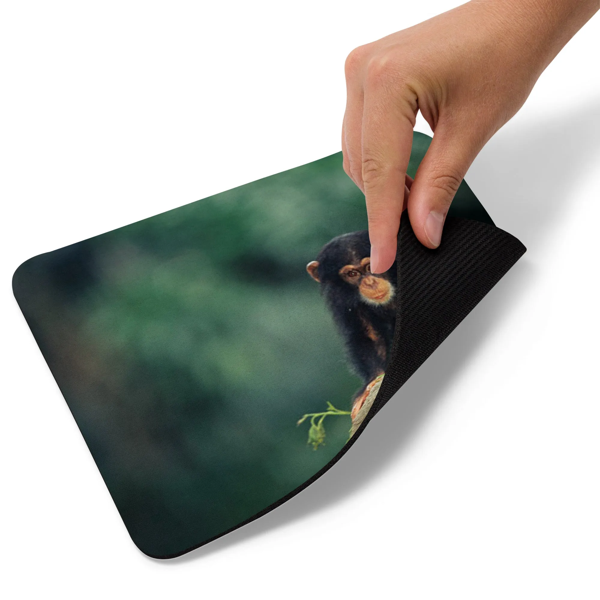 Padded Non-Slip Mousepad - Baby Chimp