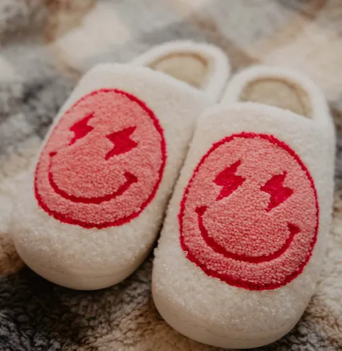 Pink Lightning Slippers S/M