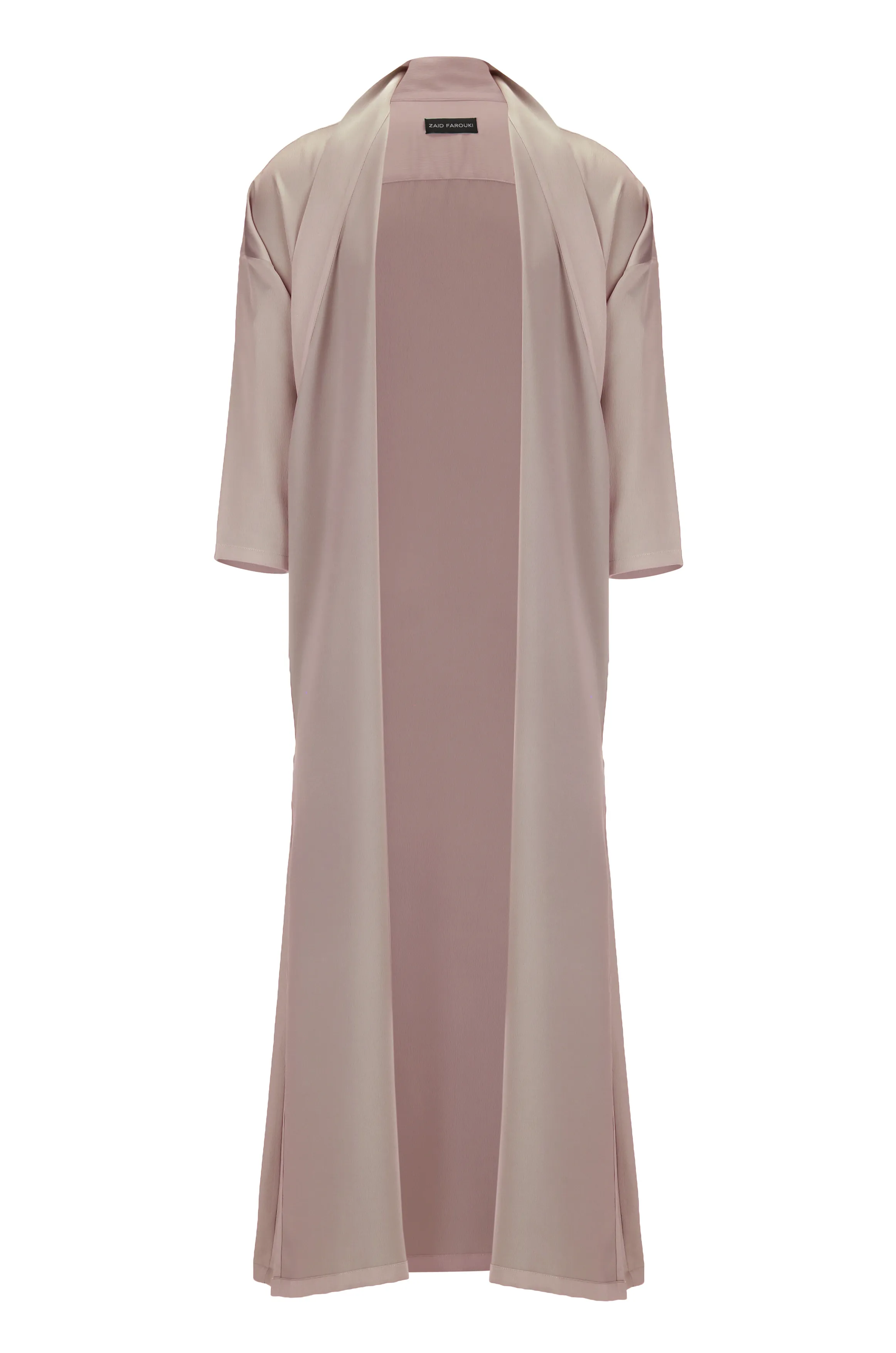 Pink Tie Detail Bisht