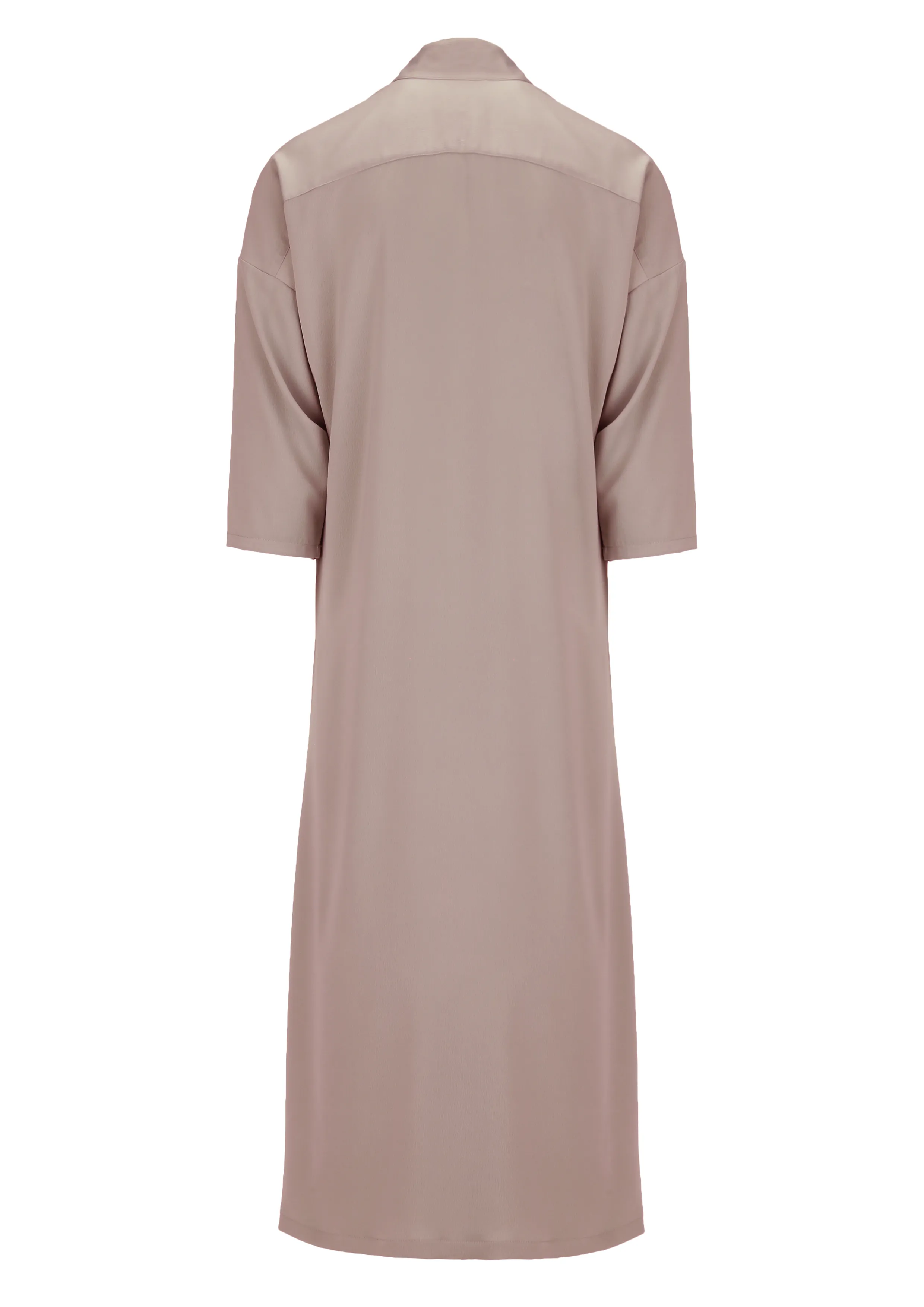 Pink Tie Detail Bisht
