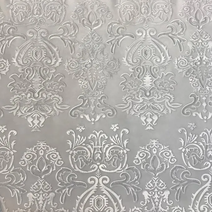 Royalty Embossed Stretch Velvet Fabric | Blue Moon Fabrics