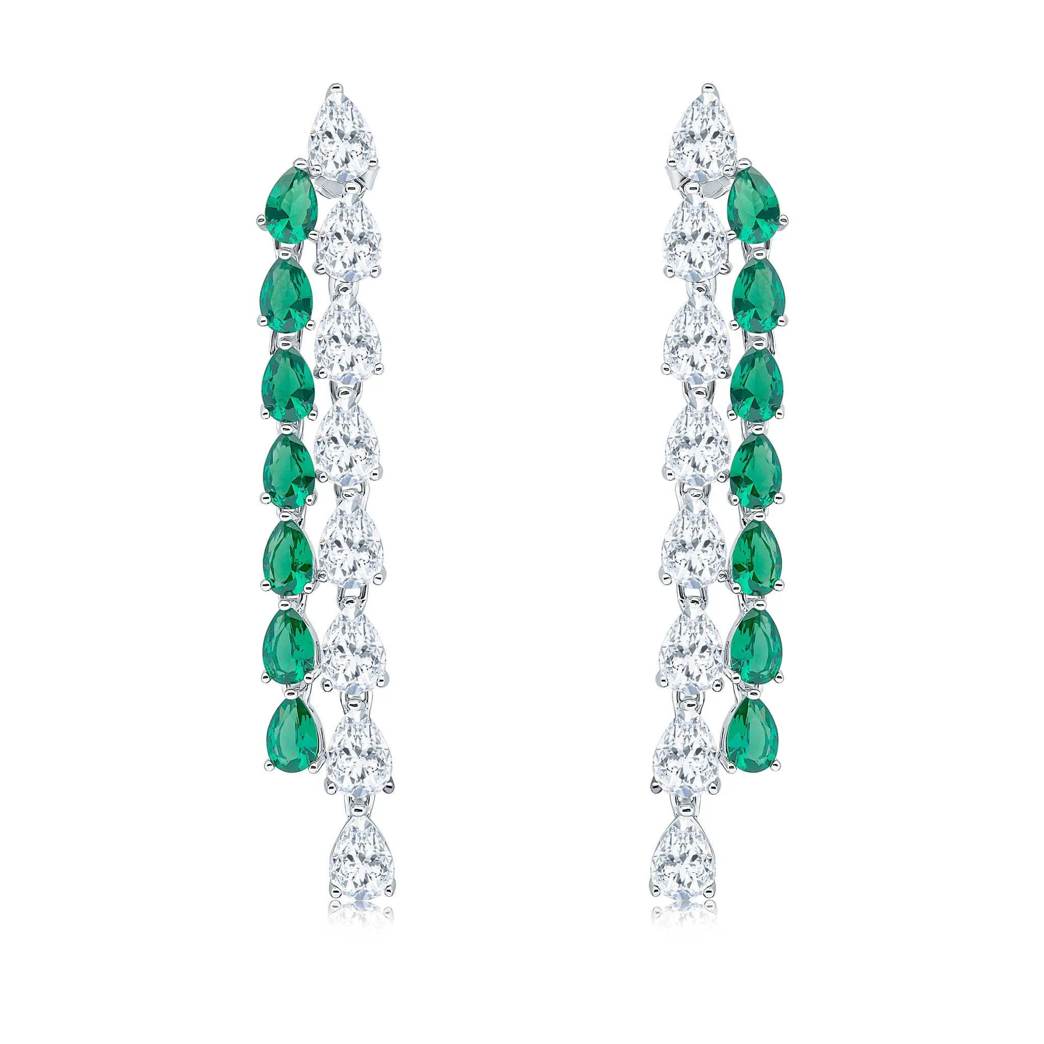 Sapphira Earrings (Emerald)