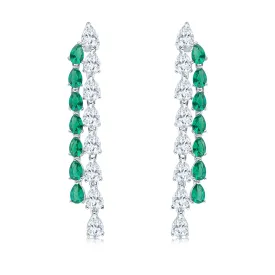 Sapphira Earrings (Emerald)