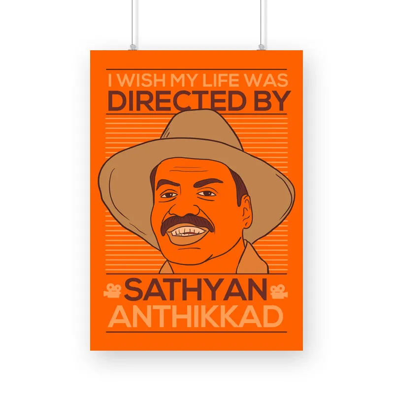 Sathyan Anthikadu Fan Boy A3 Poster