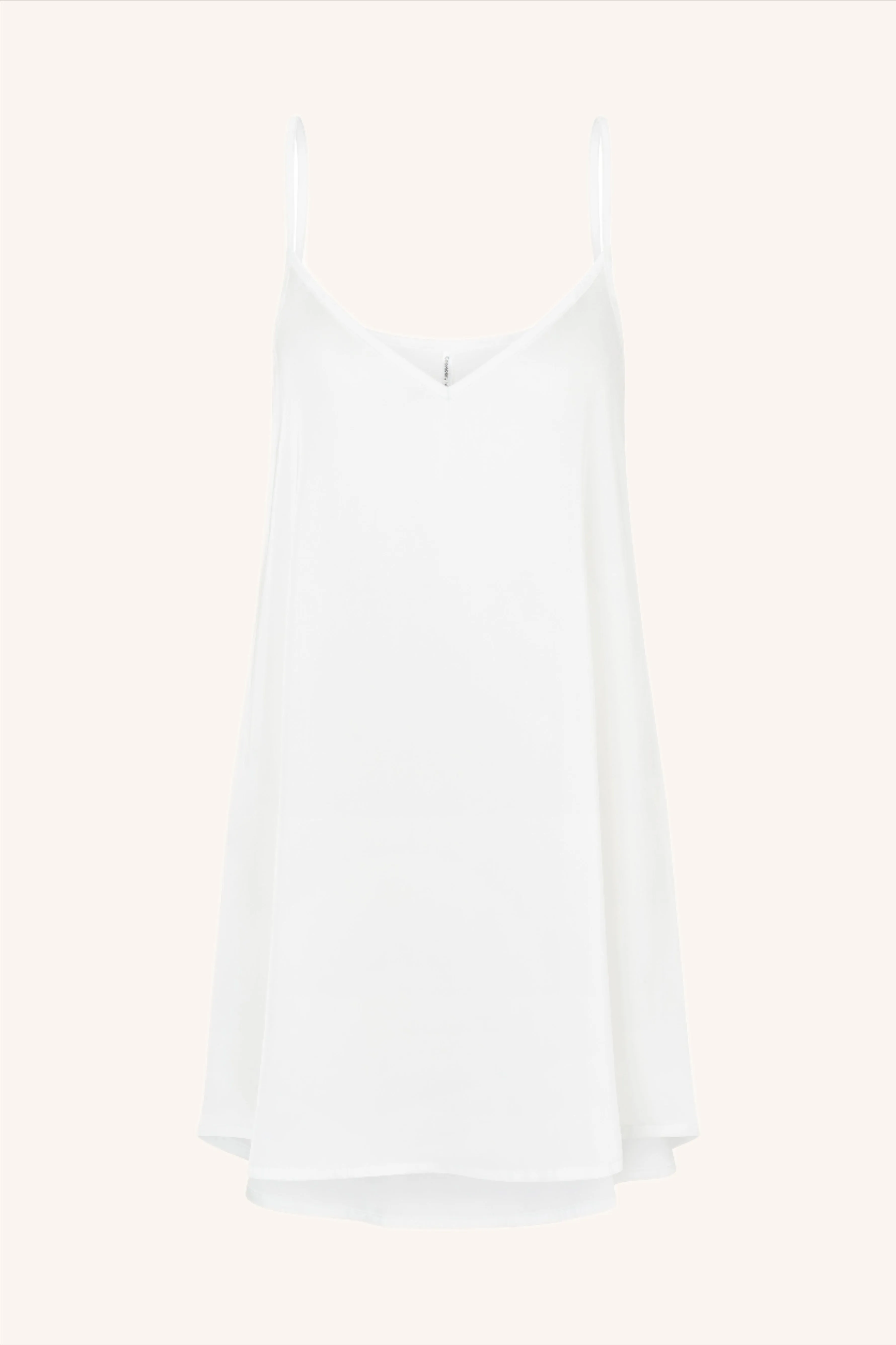 Silk Mini Dress White