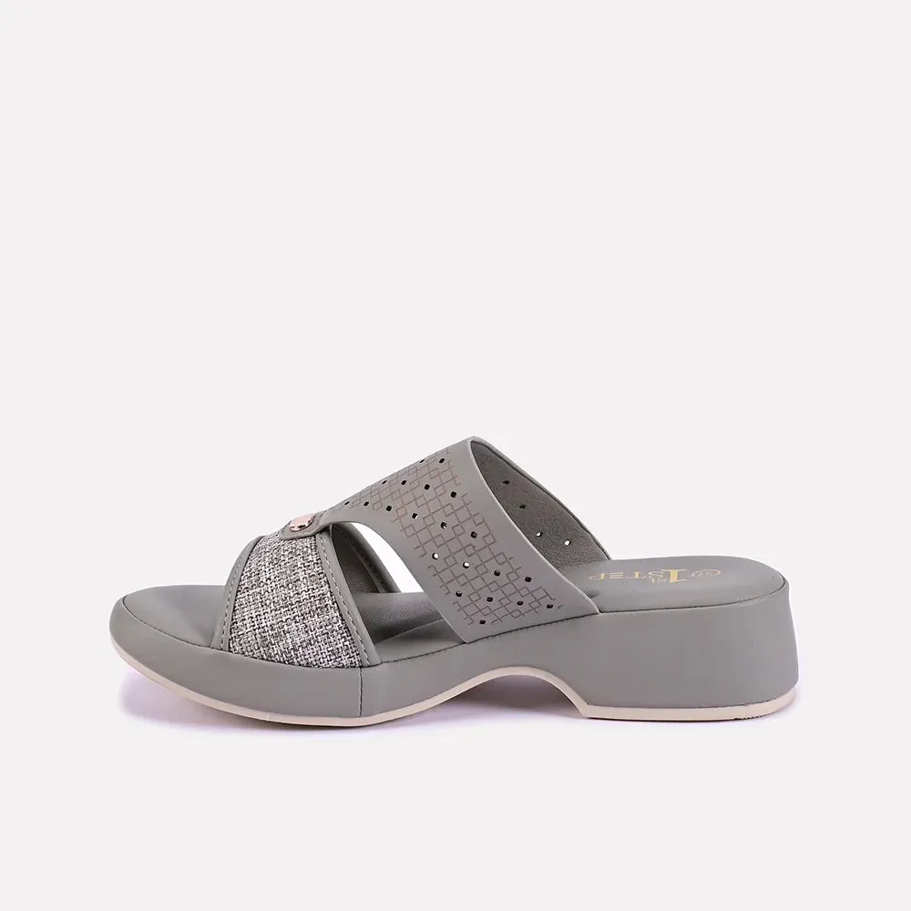 Wini Gray Casual Slippers 0412626