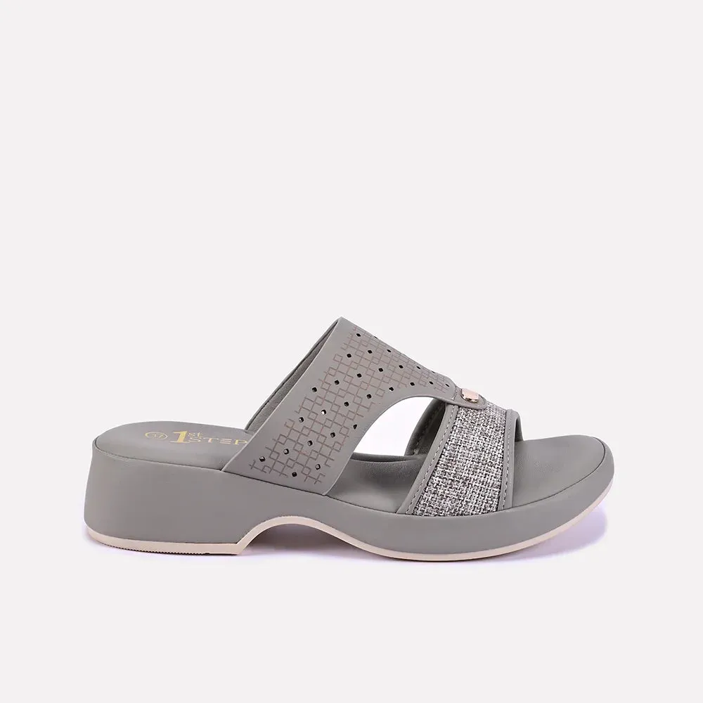 Wini Gray Casual Slippers 0412626